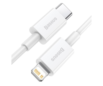 Kabel BASEUS USB-C - Lightning Superior 20W PD 2 m (Biały) CATLYS-C02